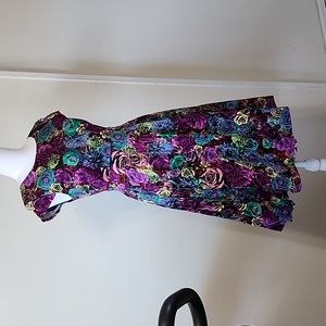 Dress multi color pin up inspired